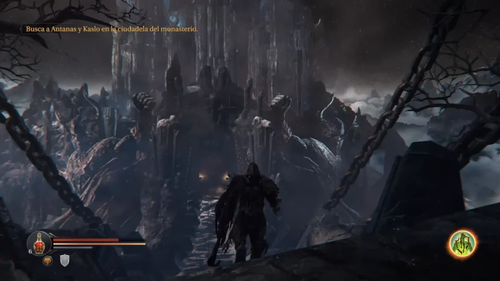 la entrada al reino del infierno de lords of the fallen