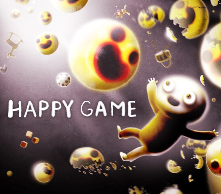 portada oficial del juego happy game